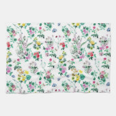 Light  Summer Floral Pattern Theedoek (Horizontaal)