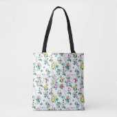 Light Summer Floral Pattern Tote Bag (Voorkant)