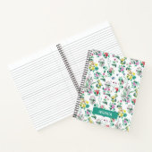 Light  Summer Floral Personalized Notitieboek (Binnen)