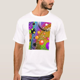Light T-shirts - GROTE BANG BLACK HOLES POP ART