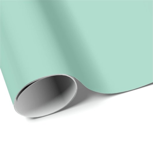 Light Teal Solid Wrapping Paper Roll Cadeaupapier (Rol Hoek)