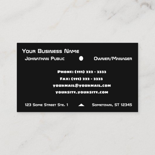 Light Tech Digital-Visitekaartje Visitekaartje (Achterkant)