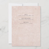 Light Terracotta Wedding Instant Digital Download Kaart (Achterkant)