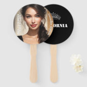 Light Text Pageant Fan Wavers - Set van 10 Fans Handwaaier (Voorkant en achterkant)