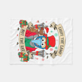Light The Lamp Not The Rat Funny Christmas Matchin Fleece Deken (Voorkant (Horizontaal))