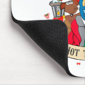 Light The Lamp Not The Rat Funny Christmas Matchin Muismat (Hoek)