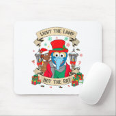Light The Lamp Not The Rat Funny Christmas Matchin Muismat (Met muis)