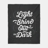 Light to Shine Fleece Blanket (medium) (Voorkant)
