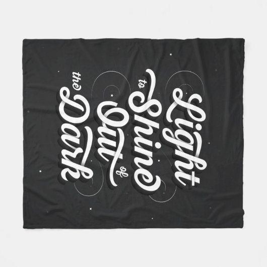 Light to Shine Fleece Blanket (medium) (Voorkant (Horizontaal))