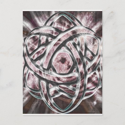 Light Triquetra Briefkaart (Voorkant)