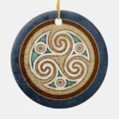 Light Tris Pendant/Ornament Keramisch Ornament (Achterkant)