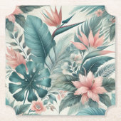 Light Tropical Essence Papier Onderzetter (Voorkant)