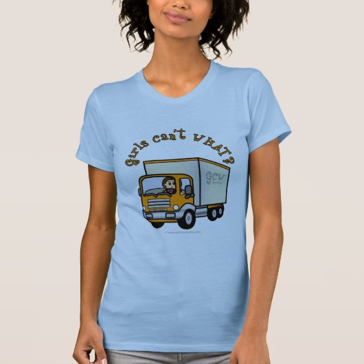 Light Trucker Girl T-shirt (Voorkant)