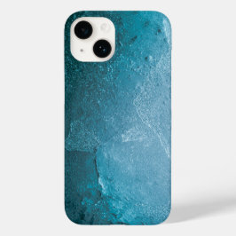 Light Turquoise Abstract Ice Case-Mate iPhone 14 Hoesje