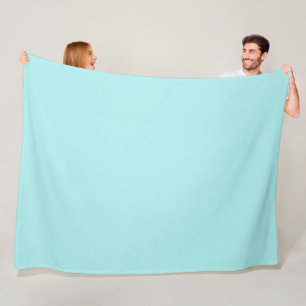 Light Turquoise Fleece Blanket