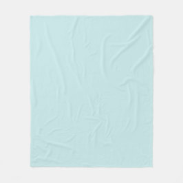 Light Turquoise Fleece Blanket Deken