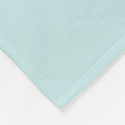 Light Turquoise Fleece Blanket Deken (Hoek)