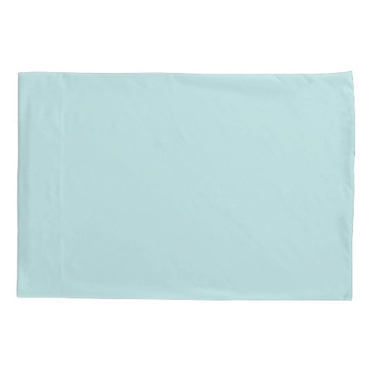 Light Turquoise Fleece Kussensloop (Achterkant)