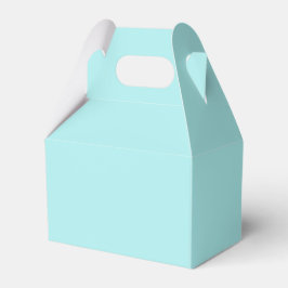 Light Turquoise Gable Favor Box Bedankdoosjes