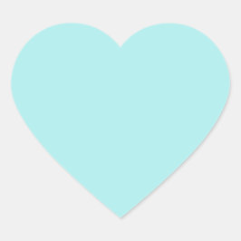 Light Turquoise Hart Sticker