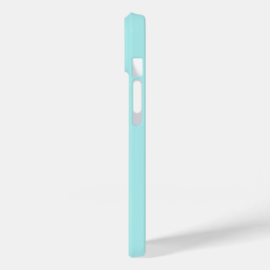 Light Turquoise iPhone 14 Hoesje (Achterkant / Links)