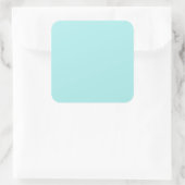 Light Turquoise Large Square Sticker (Tas)