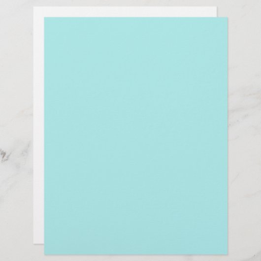 Light Turquoise Letterhead (Voorkant / Achterkant)