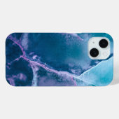 Light Turquoise Pinke Abstract Case-Mate iPhone Case (Achterkant (horizontaal))
