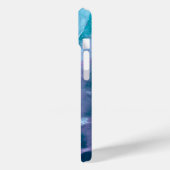 Light Turquoise Pinke Abstract Case-Mate iPhone Case (Achterkant / Links)