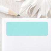 Light Turquoise Return Address Label (Insitu)