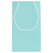 Light Turquoise Small Gift Bag Klein Cadeauzakje (Achterkant)