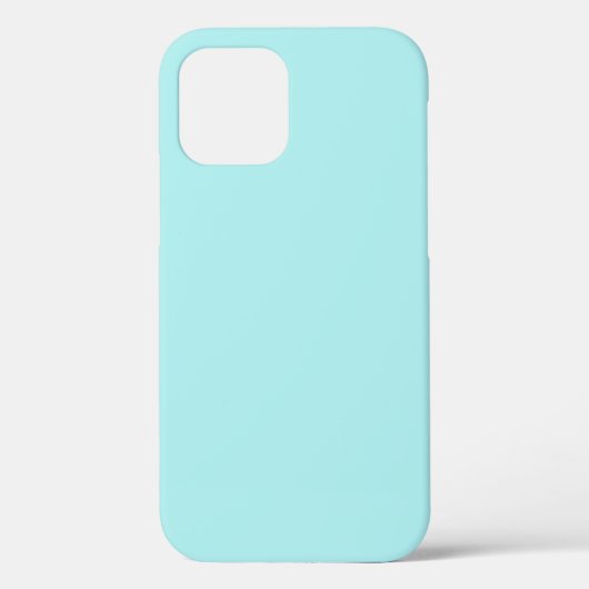 Light Turquoise Tough iPhone 12 Hoesje (Achterkant)
