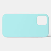Light Turquoise Tough iPhone 12 Hoesje (Achterkant (horizontaal))