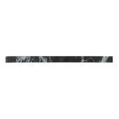 Light Turquoise Vein Black Marble Kijk uit Satijnen Lint (Voorkant)