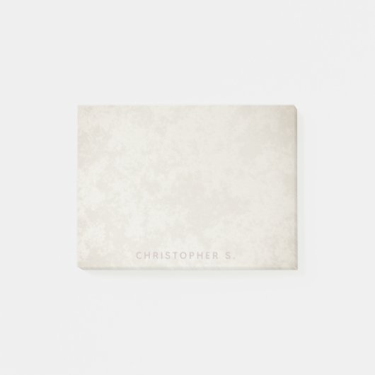 Light Umber Brown Urban Grunge Post-it® Notes (Voorkant)