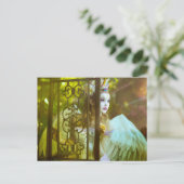 Light Unicorn Princess Briefkaart (Staand voorkant)