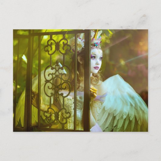 Light Unicorn Princess Briefkaart (Voorkant)