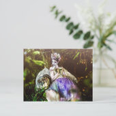 Light Unicorn Princess Briefkaart (Staand voorkant)