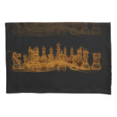 Light Up Chess Kussensloop – Glow Design (Voorkant)