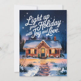 Light Up Holiday - Kerst Kaart