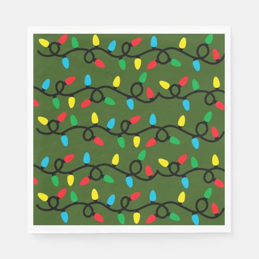Light Up The Holidays Paper Napkin Servet (Voorkant)