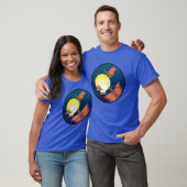 Light Up The Night Bottlefly Moths to a Lightbulb T-shirt (Unisex)