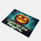 Light Up the Night Jack-O-Lantern Halloween Deurmat (Schuin)