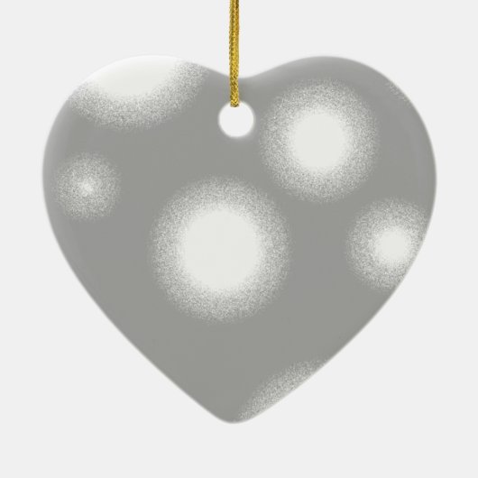 "Light Up the Season" Keramisch Hart Ornament (Achterkant)