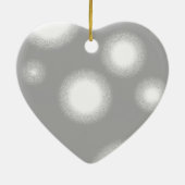 "Light Up the Season" Keramisch Hart Ornament (Achterkant)
