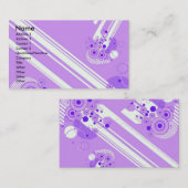 Light Violet Profile Card Visitekaartje (Voorkant / Achterkant)