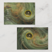 LIGHT VORTEX AGATE yellow grijs sinaasappel Visitekaartje (Voorkant / Achterkant)