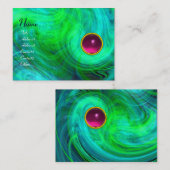 LIGHT VORTEX AMETHYST green yellow blue paars Visitekaartje (Voorkant / Achterkant)