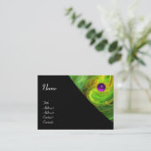 LIGHT VORTEX AMETHYST oranje groen geel zwart Visitekaartje (Staand voorkant)