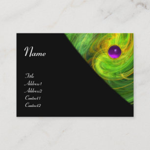 LIGHT VORTEX AMETHYST oranje groen geel zwart Visitekaartje